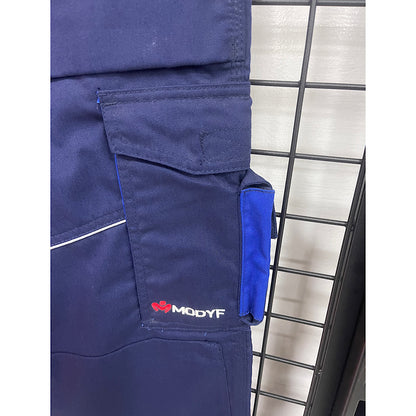 Modyf werkbroek met kniezakken en toolpockets blauw