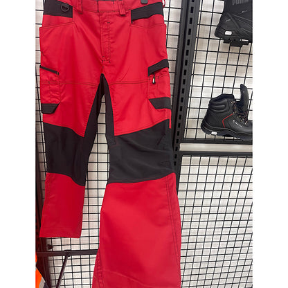 Dassy stretch helix werkbroek rood