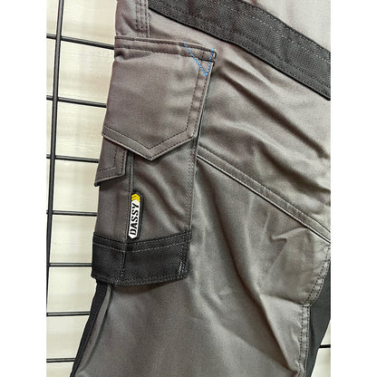 Dassy flux cordura werkbroek grijs/zwart