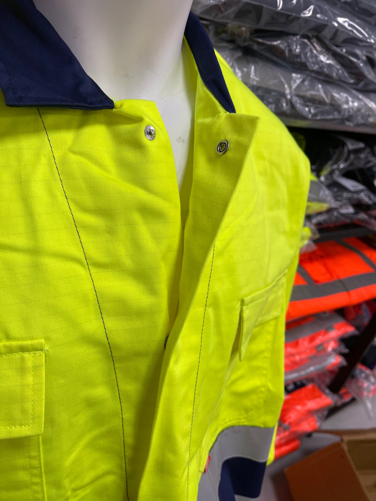 Havep korte werkjack hi-vis