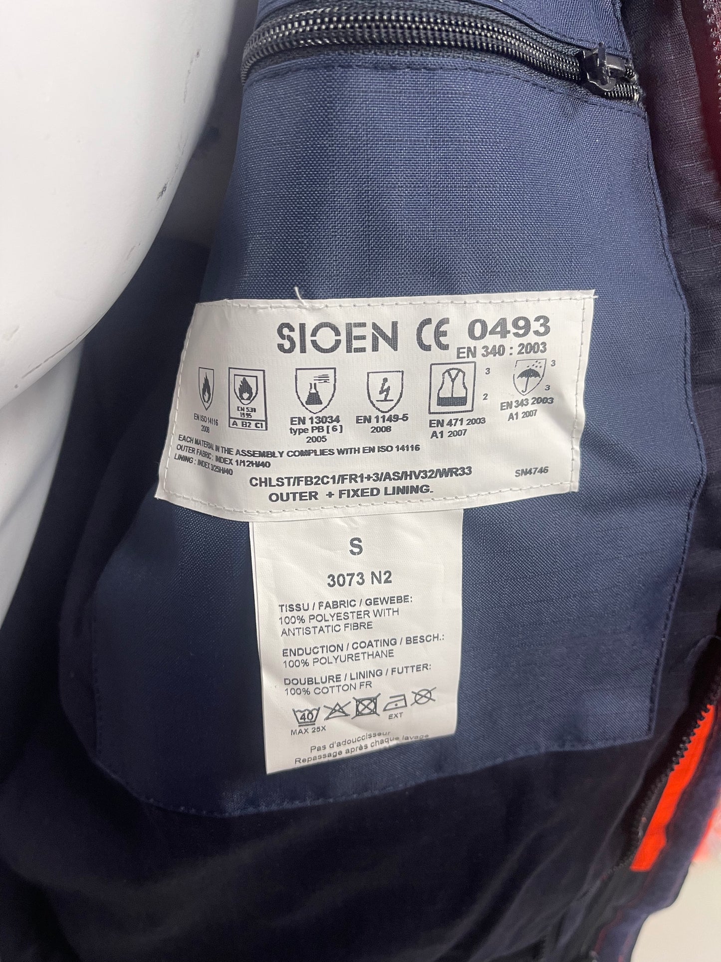 Sioen Winseler Parka Fire Resistant Jacket 🔥