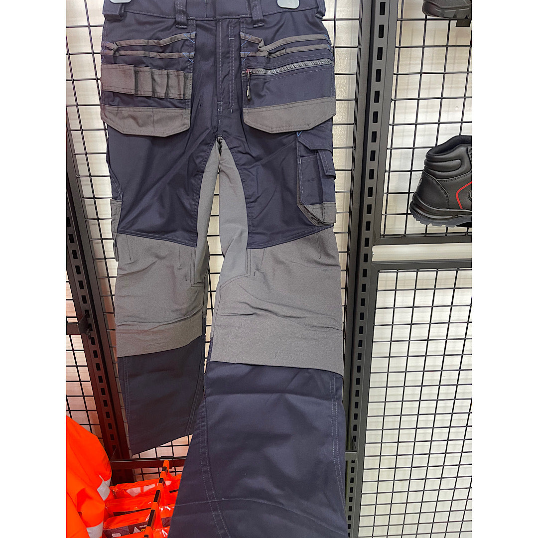 Dassy flux cordura werkbroek blauw/grijs