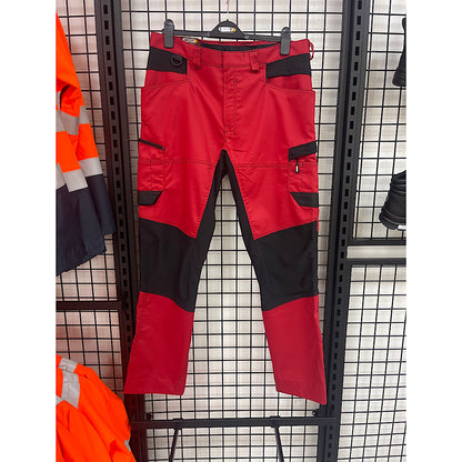 Dassy stretch helix werkbroek rood