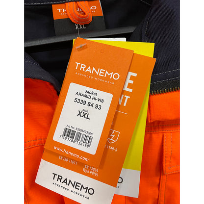 Tranemo aramid vlamvertragend werkjas 🔥