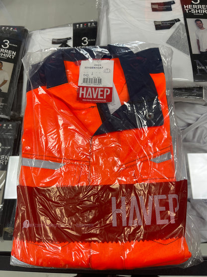 Havep oranje werkjack hi-vis