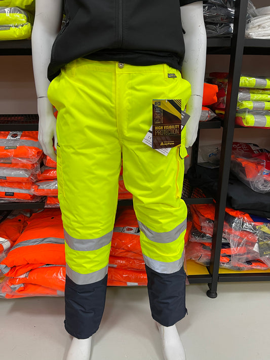 Myform Olympus Hi-Vis Contrast Lined werkbroek ☔️