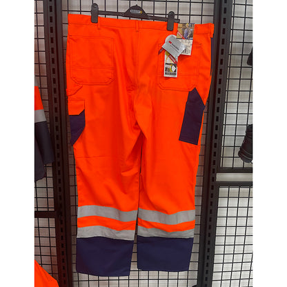 Engel werkbroek high visibility oranje